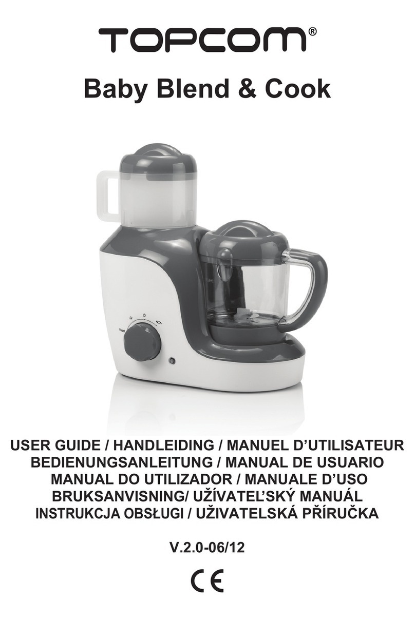 Topcom Baby Blend & Cook user guide