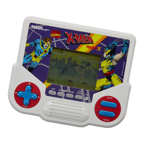 Tiger Electronics Marvel X-Men Project X User manual