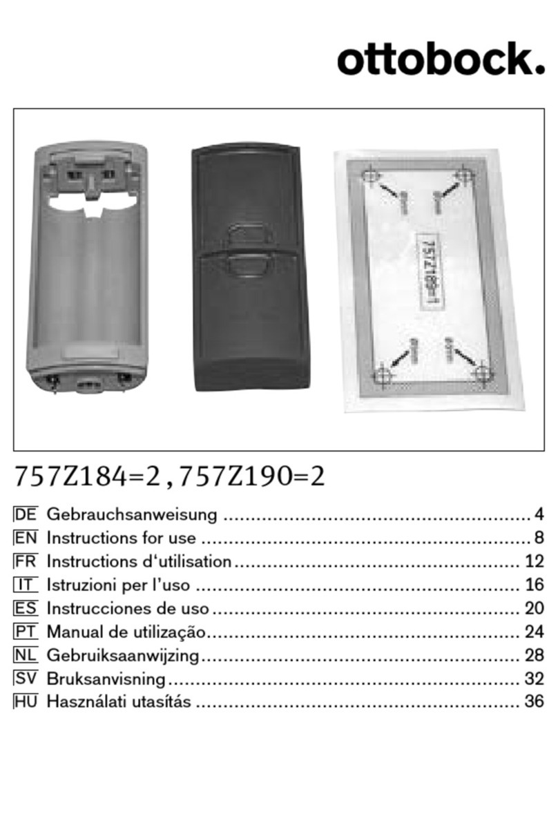Otto Bock 757Z184-2 Instructions for use