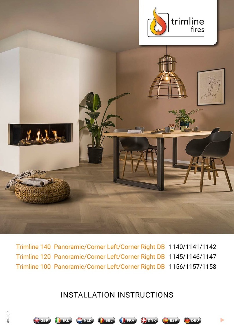 Trimline Fires Trimline 140 Panoramic User manual