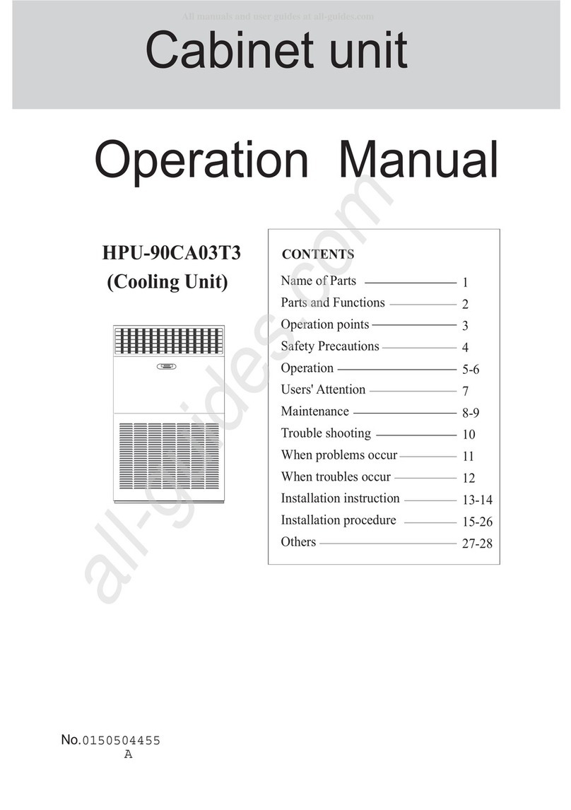 Haier HPU-90CA03T3 User manual
