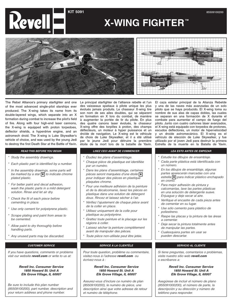 REVELL MASTER Series User manual