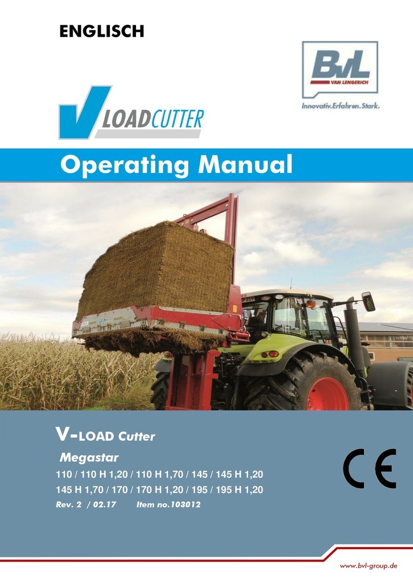 BVL V-LOAD Cutter Megastar Series operating manual