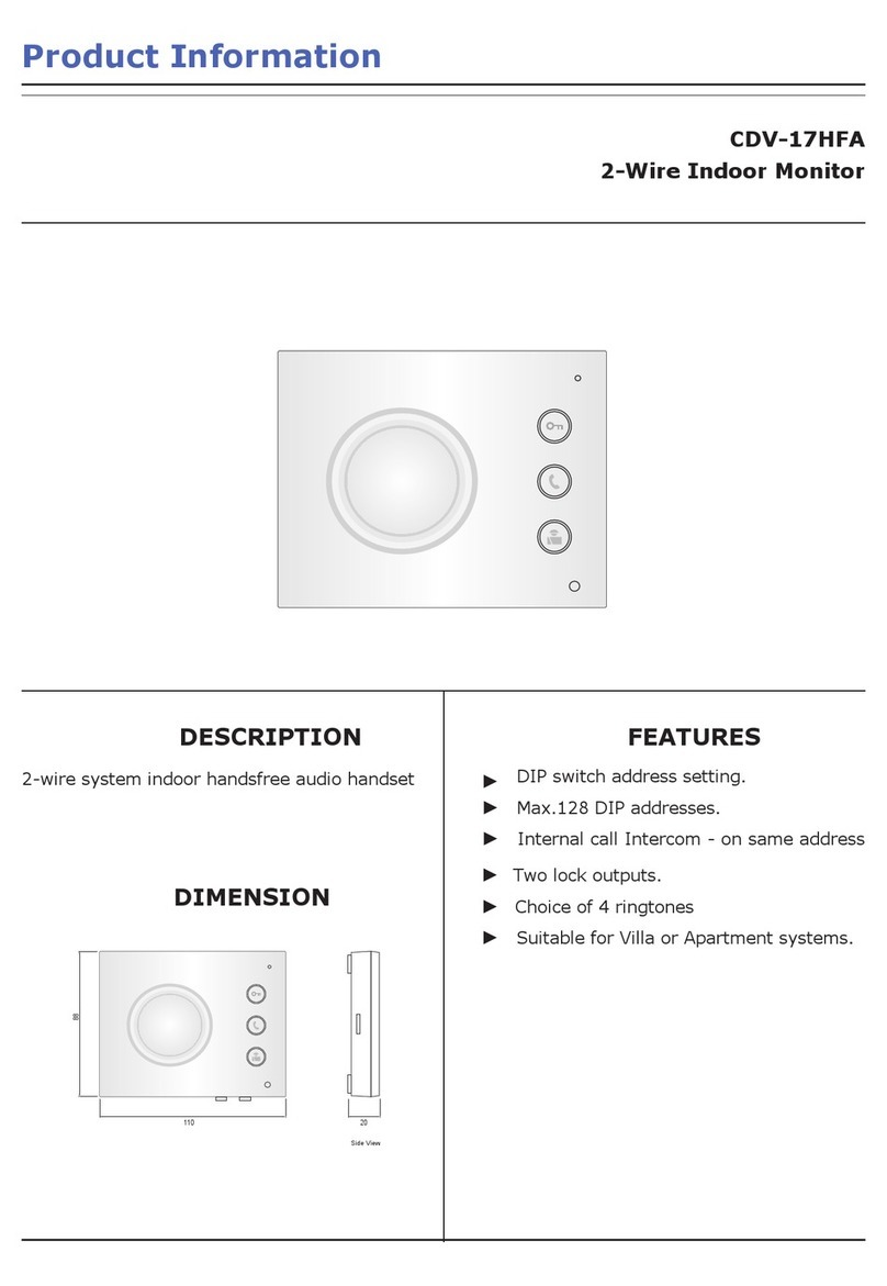 CDVI CDV-17HFA Product information