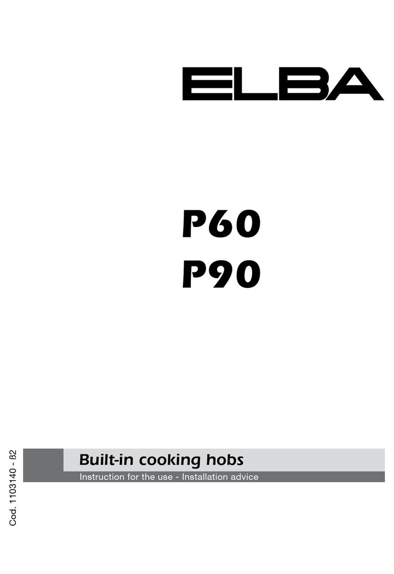 Elba P60 Instruction for the use - installation advice