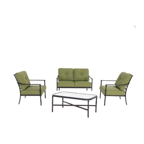 Garden Treasures 4 PC. CONVERSATION SET FZA64018B Assembly instructions Garden Treasures 4 PC. CONVERSATION SET FZA64018B Assembly instructions
