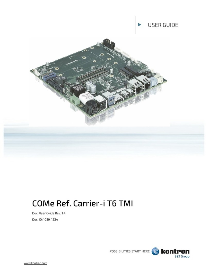 Kontron COMe Ref. Carrier-i T6 TMIP user guide