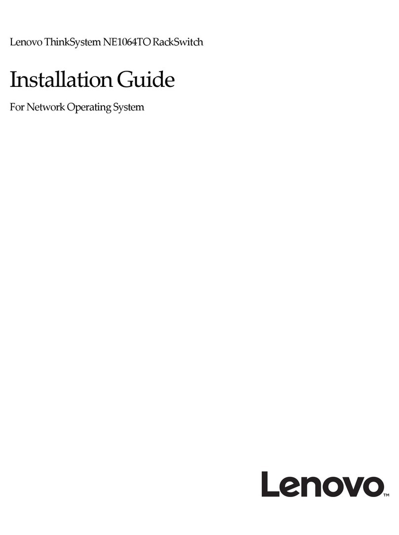Lenovo ThinkSystem NE1064TO RackSwitch User manual Lenovo ThinkSystem NE1064TO RackSwitch User manual