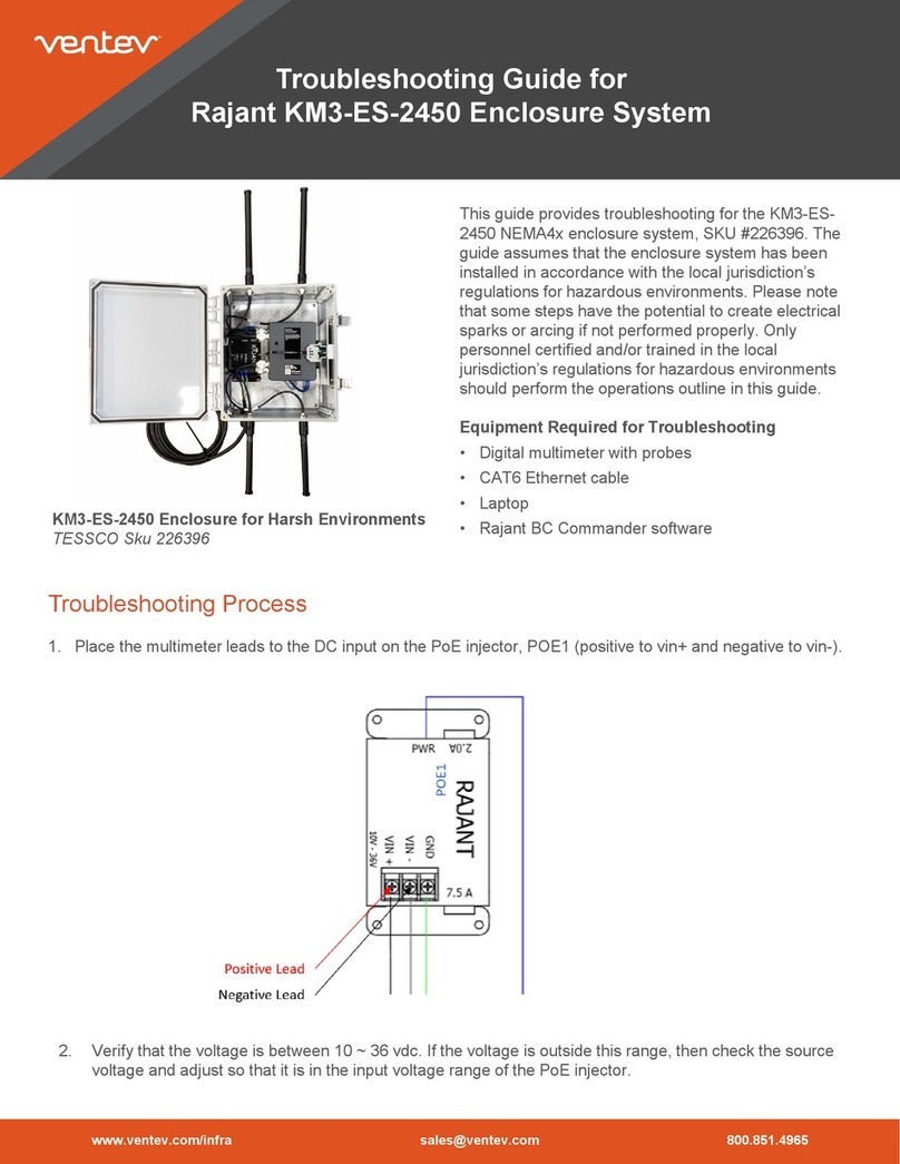 Ventev Rajant KM3-ES-2450 User manual