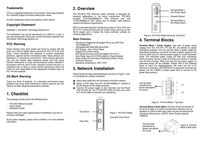CTS IPC-3012 user guide
