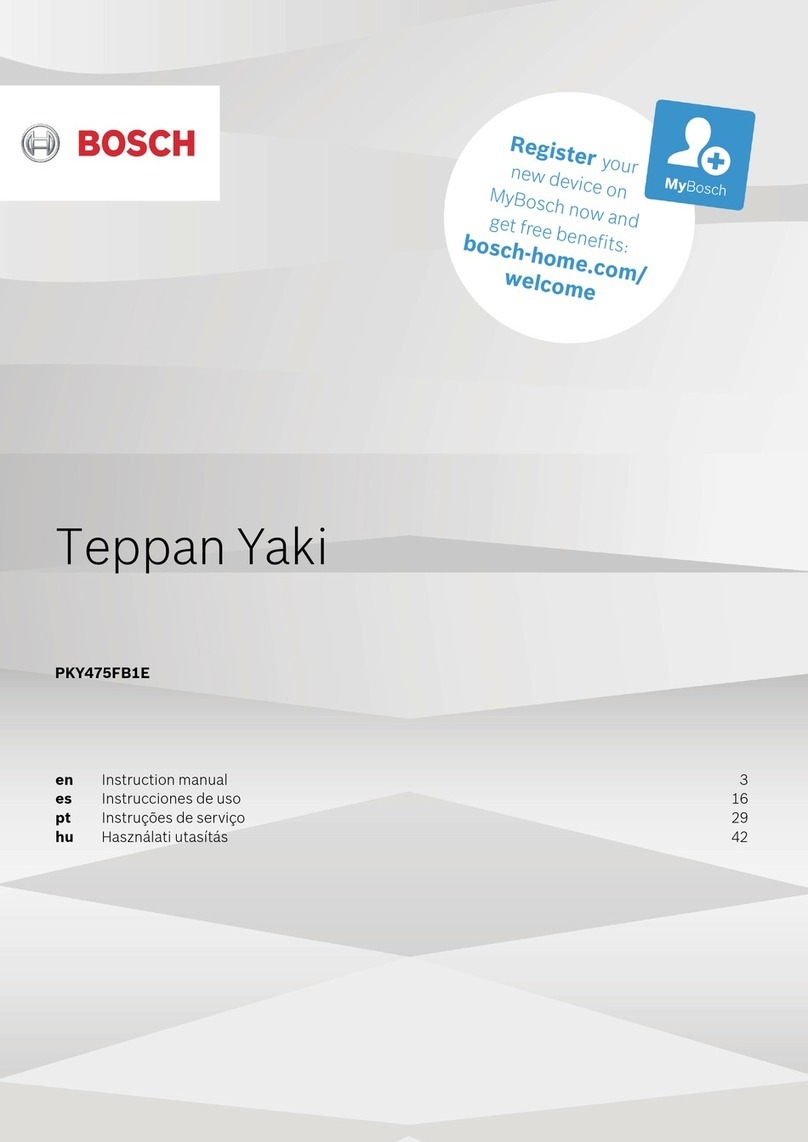 Bosch PKY475FB1E User manual