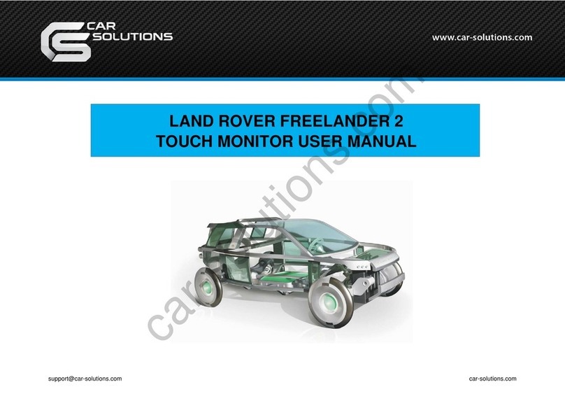 Car Solutions LAND ROVER FREELANDER 2 TOUCH MONITOR user manual Car Solutions LAND ROVER FREELANDER 2 TOUCH MONITOR user manual