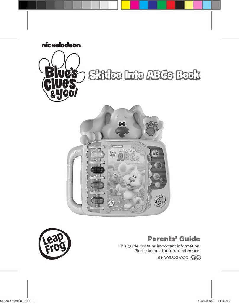 LeapFrog Nickelodeon Blue's Clues  & You! Skidoo Into ABCs... Assembly Instructions
