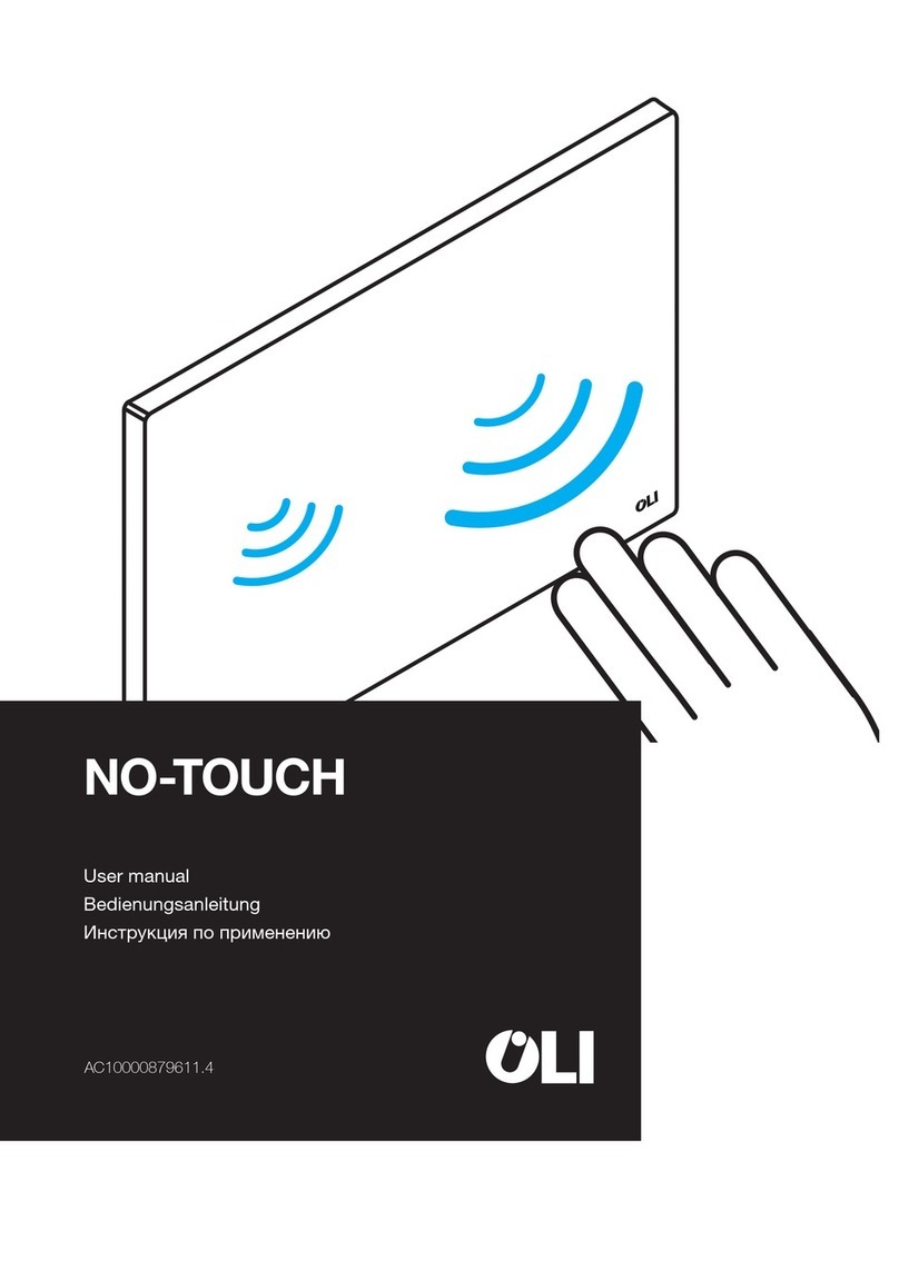 OLI NO-TOUCH user manual