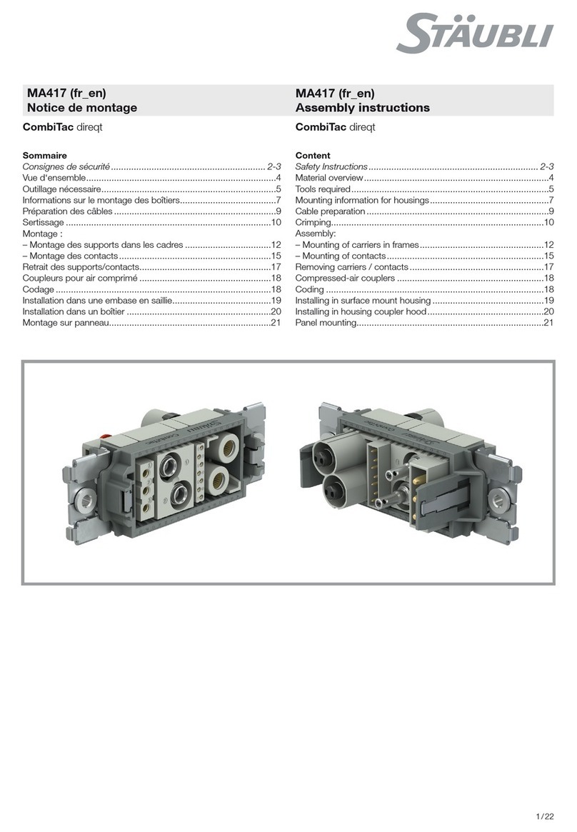 Staubli CombiTac direqt Assembly instructions