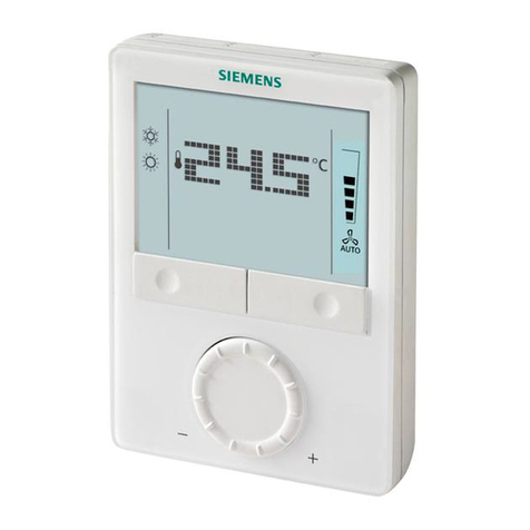 Siemens RDG100 Series User manual