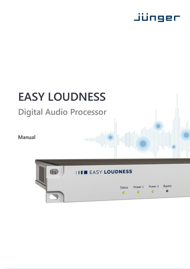 junger EASY LOUDNESS User manual