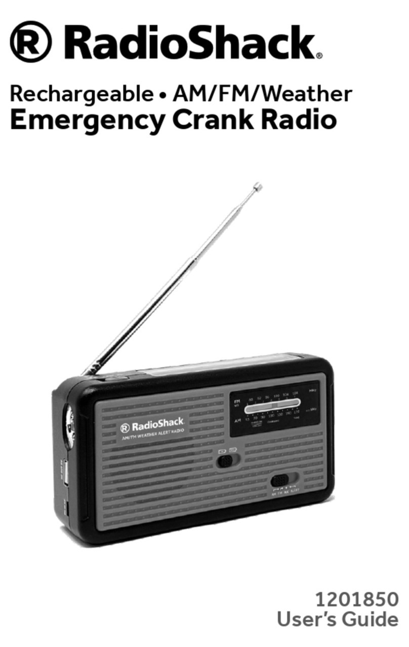 Radio Shack 1201850 User manual