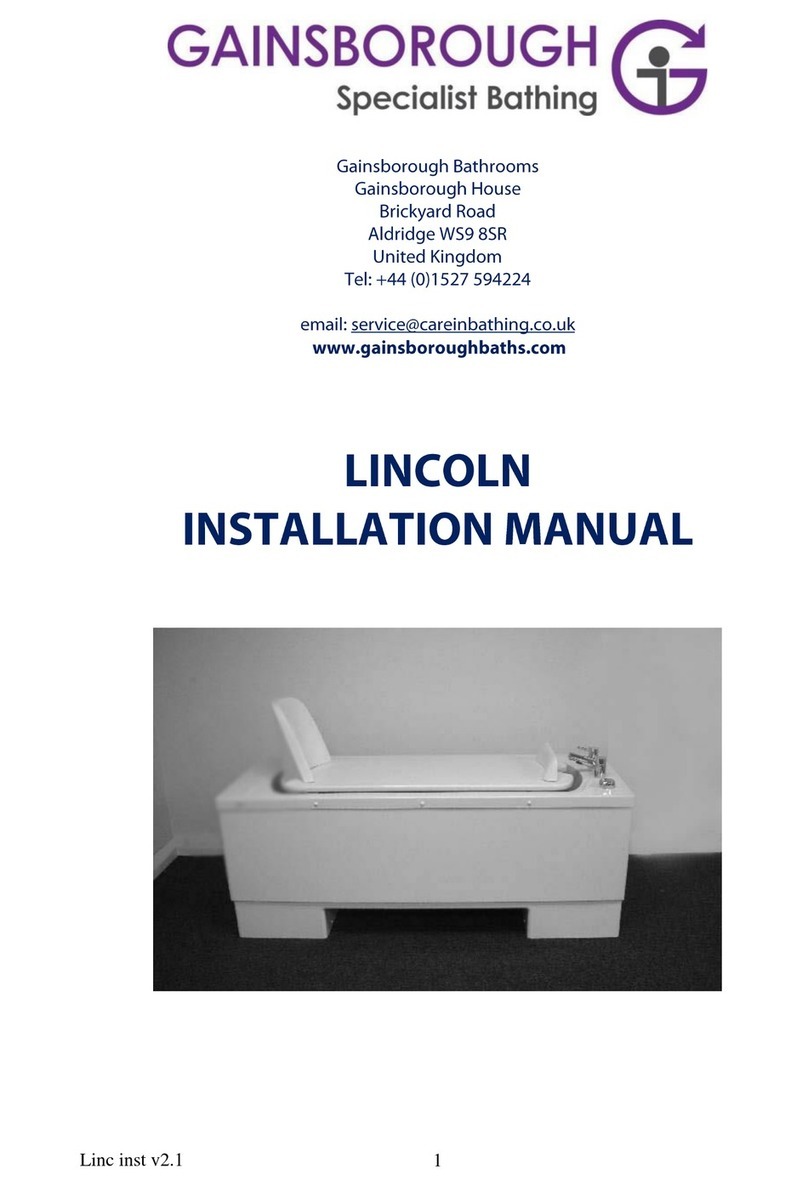 Gainsborough LINCOLN installation manual