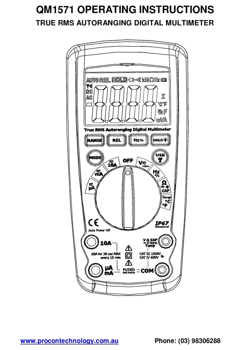 Jaycar QM1571 operating instructions