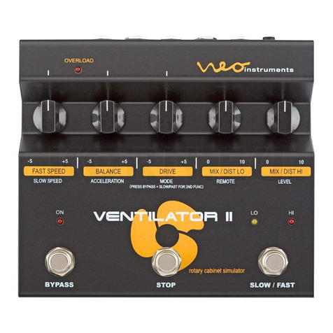 Neo Instruments VENTILATOR II owner's manual