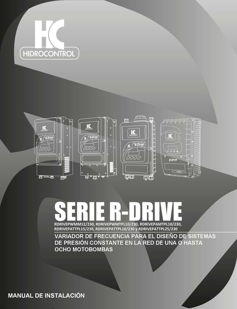 HIDROCONTROL R-DRIVE Series manual