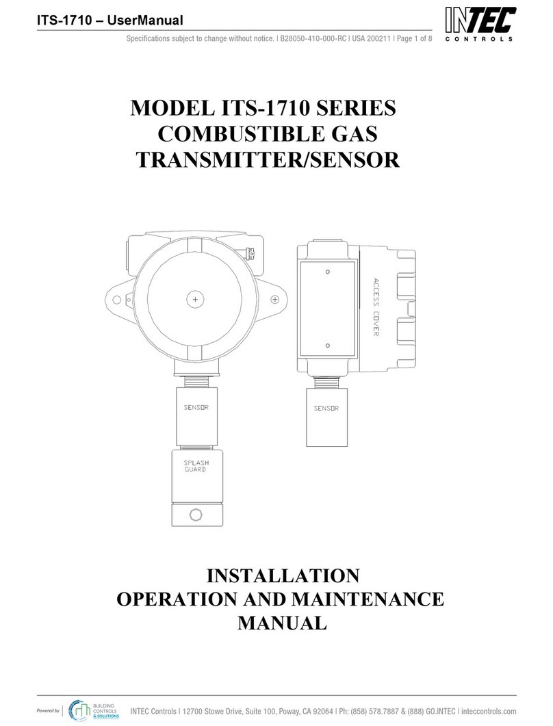 Intec Controls ITS-1710 Series User manual