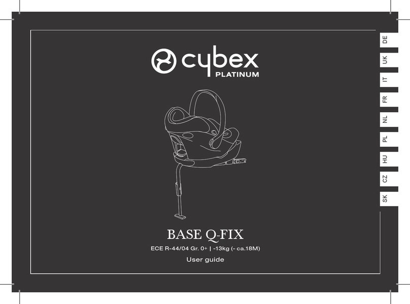 Cybex Platinum BASE Q-FIX User manual Cybex Platinum BASE Q-FIX User manual