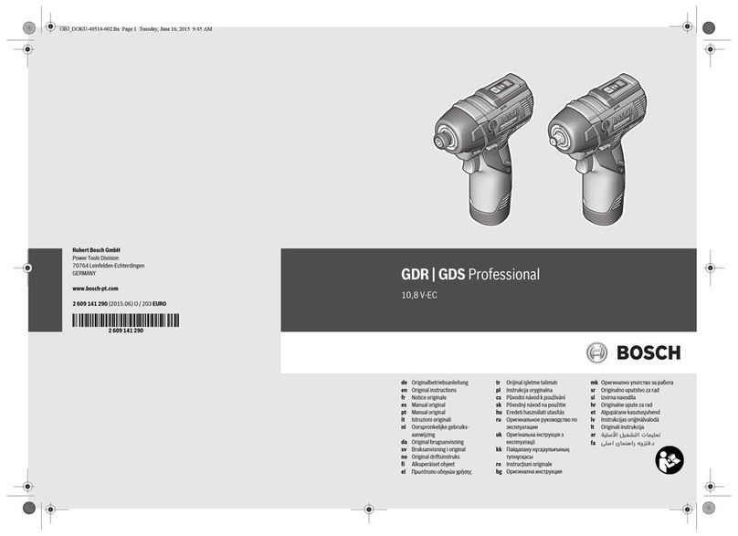 Bosch GDR 10,8 V-EC Professional User manual