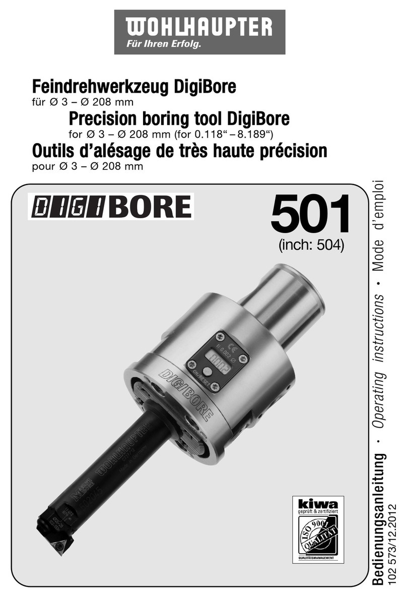 WOHLHAUPTER DigiBore 501 Series User manual
