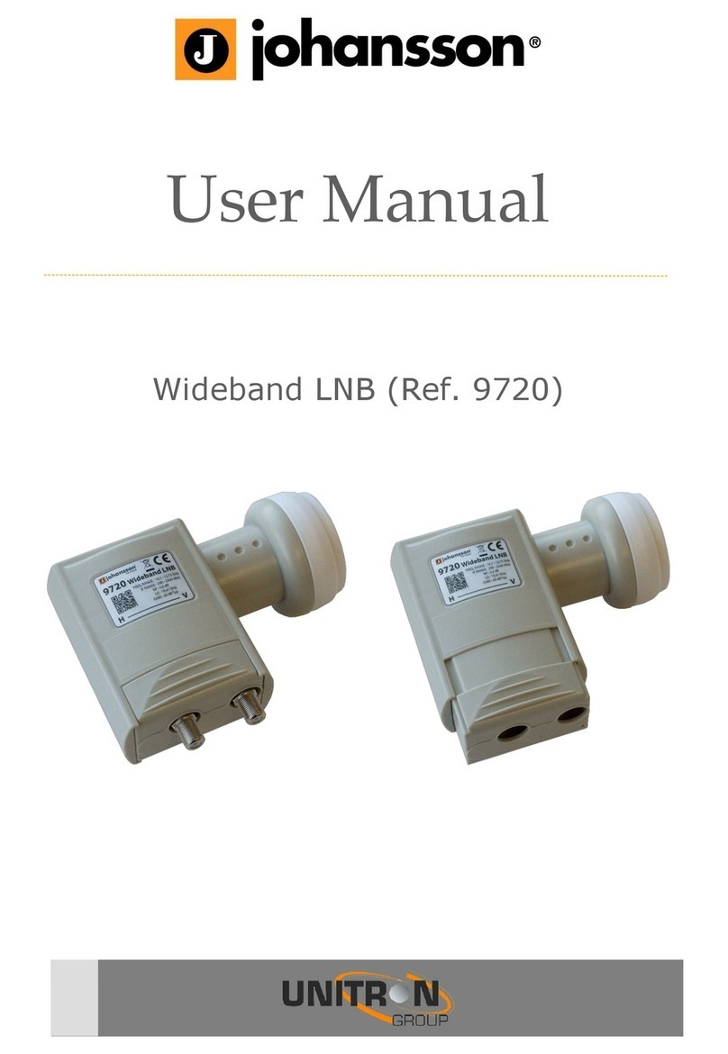 Unitron Johansson 9720 user manual