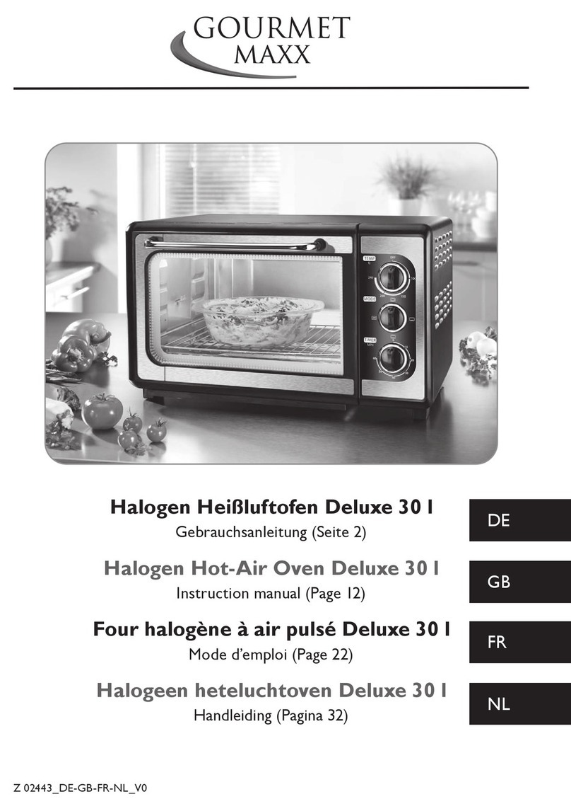 gourmetmaxx Deluxe 30 l instruction manual