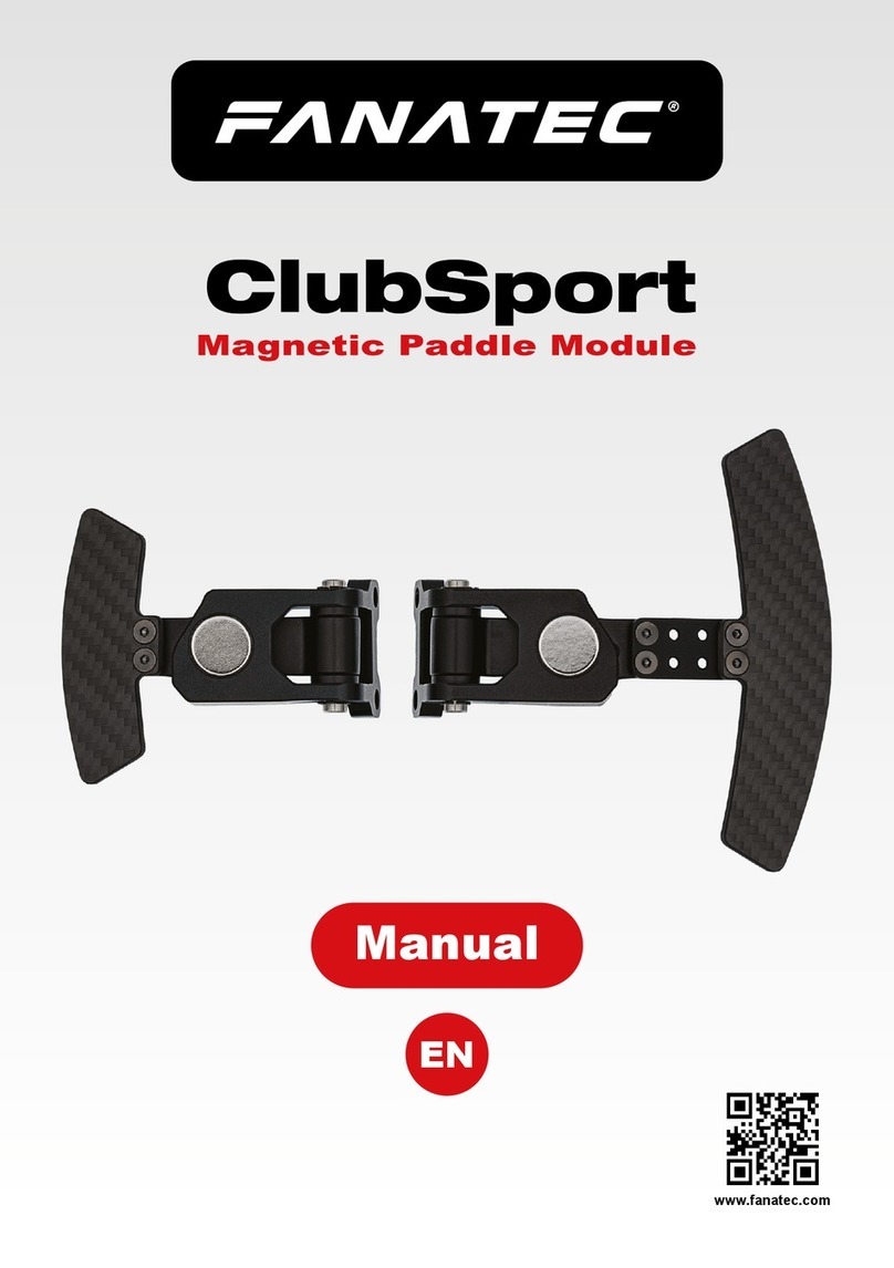 Endor FANATEC ClubSport Magnetic Paddle Module manual