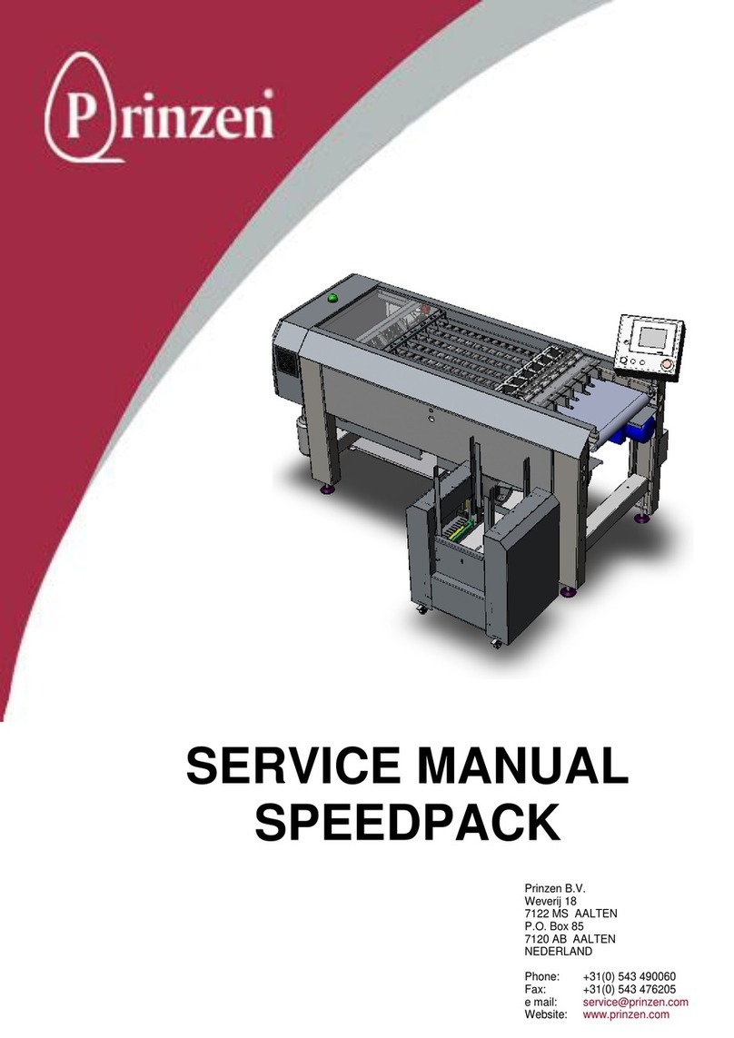 Prinzen SPEEDPACK Series Service manual