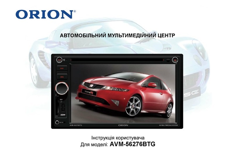Orion AVM-56276BTG operating instructions
