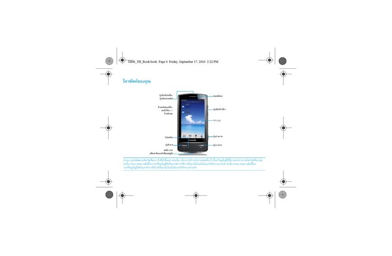 Philips xenium x806 User manual