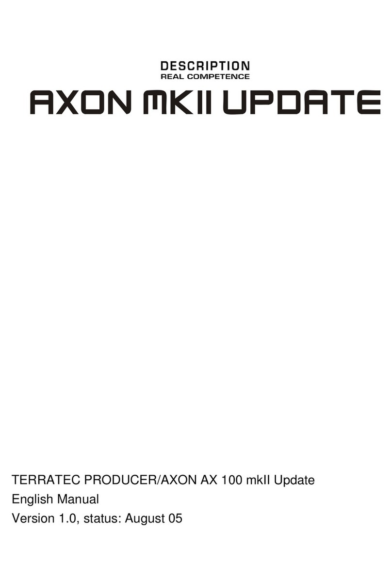TerraTec AXON AX 100 MKII manual