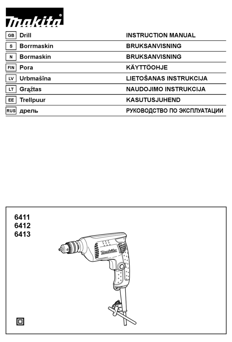 Makita 6411 instruction manual