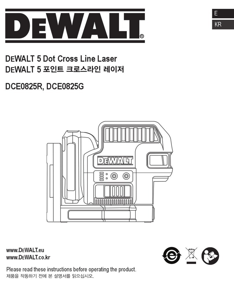 DeWalt DCE0825R User manual