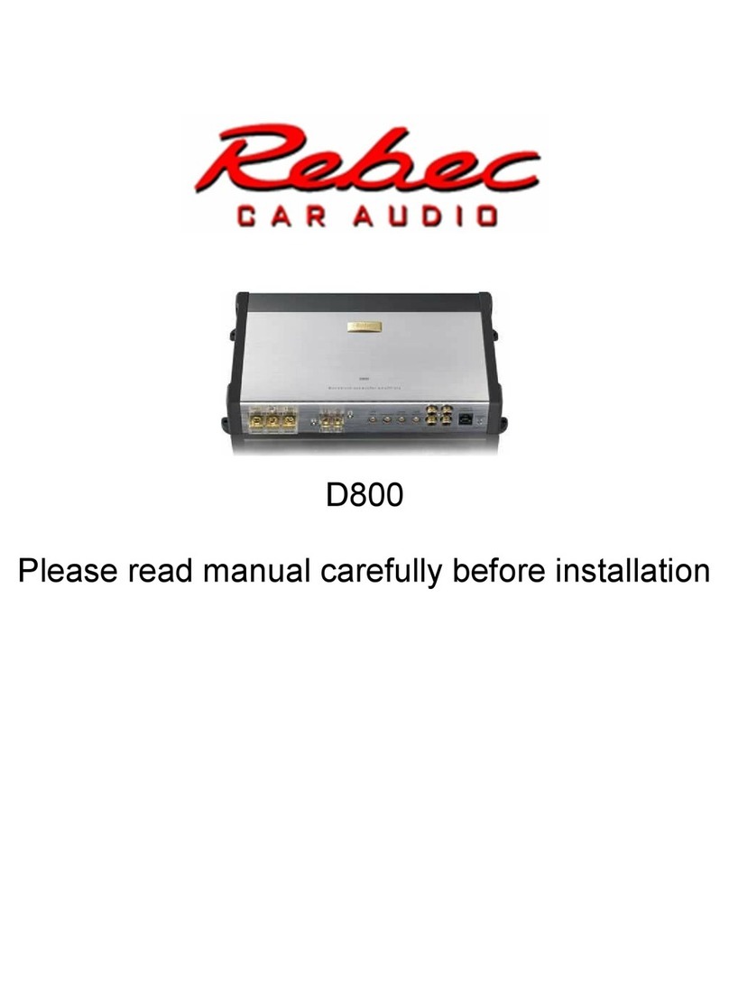 Rebec D800 manual