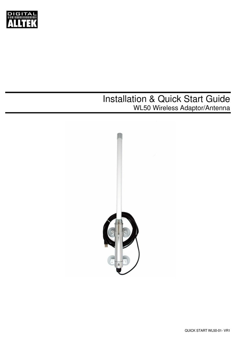 DIGITAL ALLTEK WL50 Installation & quick start guide