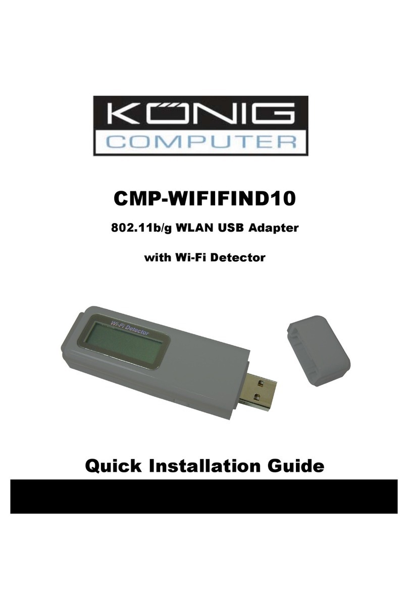 König CMP-WIFIFIND10 Quick installation guide