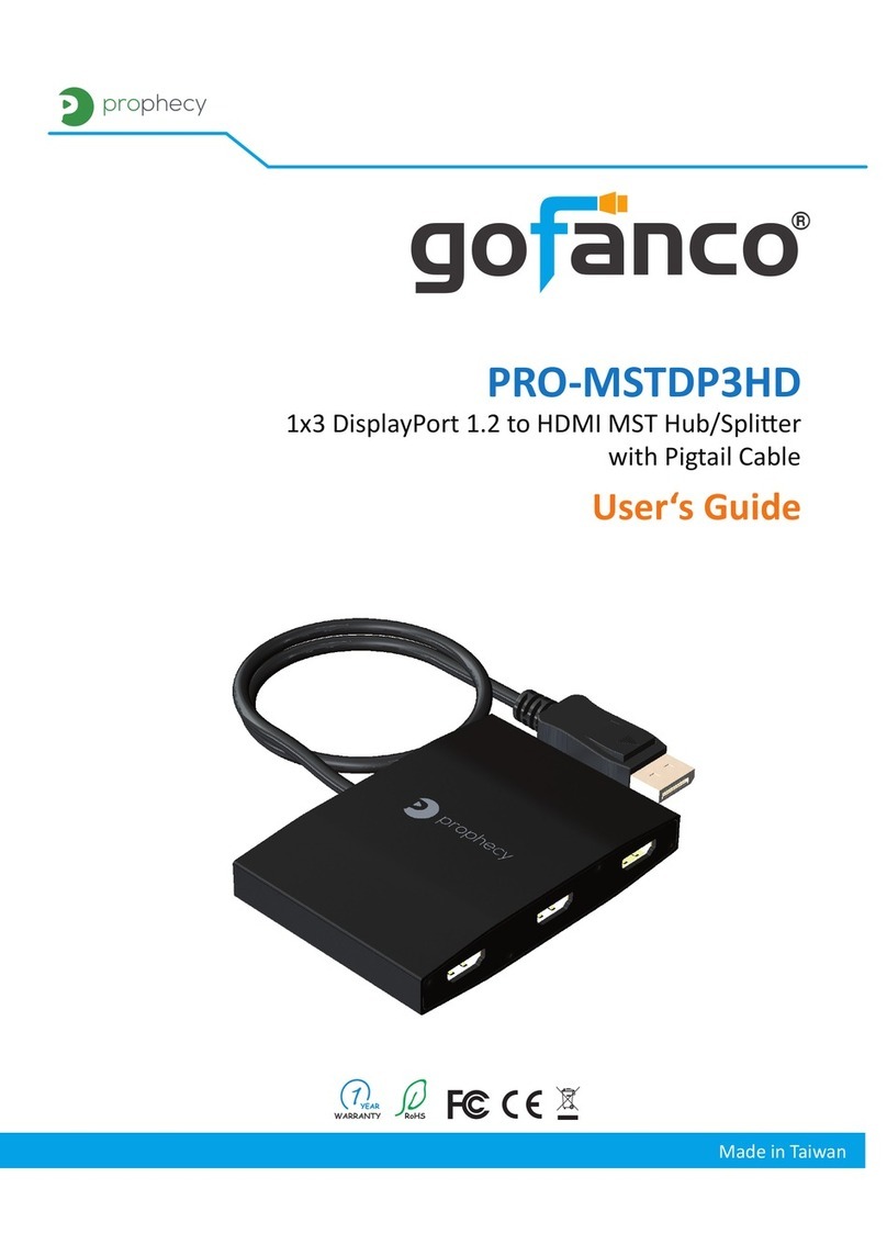 prophecy gofanco PRO-MSTDP3HD user guide prophecy gofanco PRO-MSTDP3HD user guide