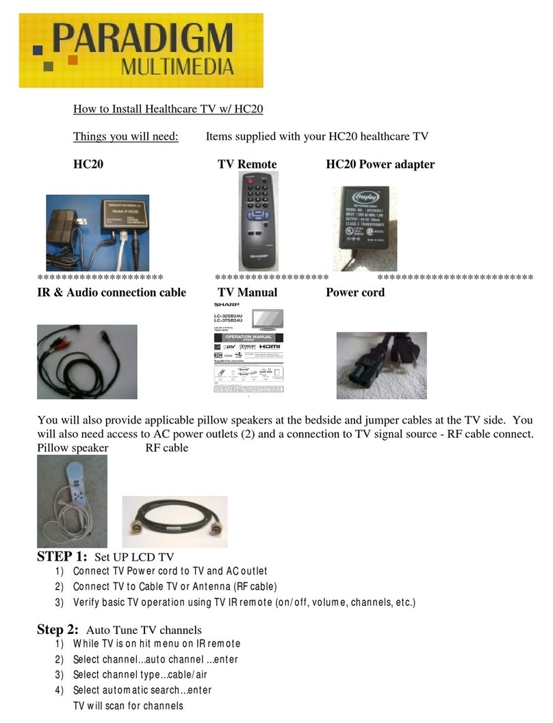 Paradigm Multimedia HC20 Setup instructions