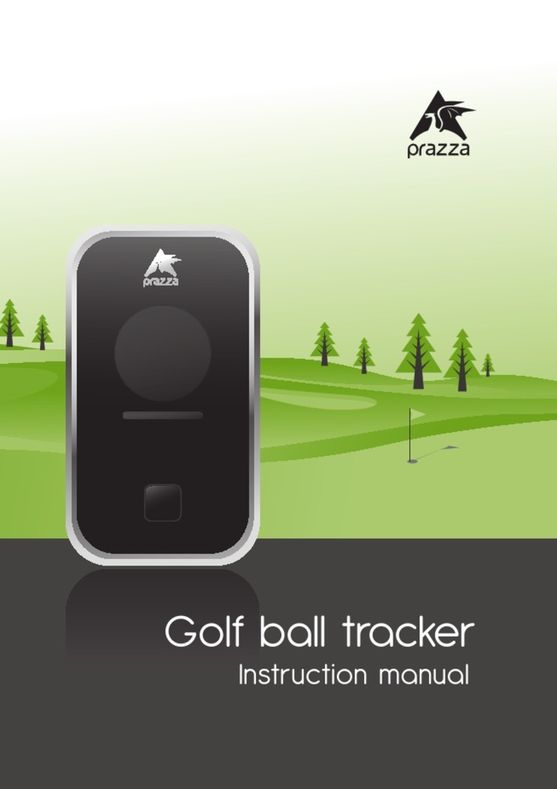 Prazza Golf ball tracker instruction manual