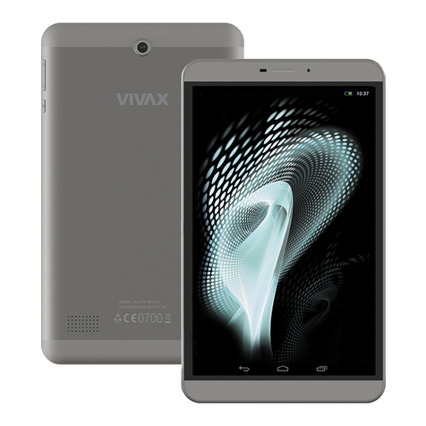 Vivax TPC-802 3G User manual