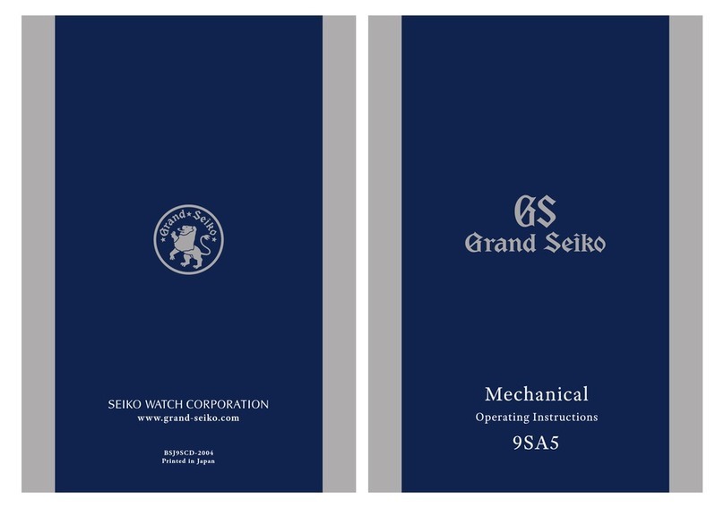 Grand Seiko 9SA5 User manual