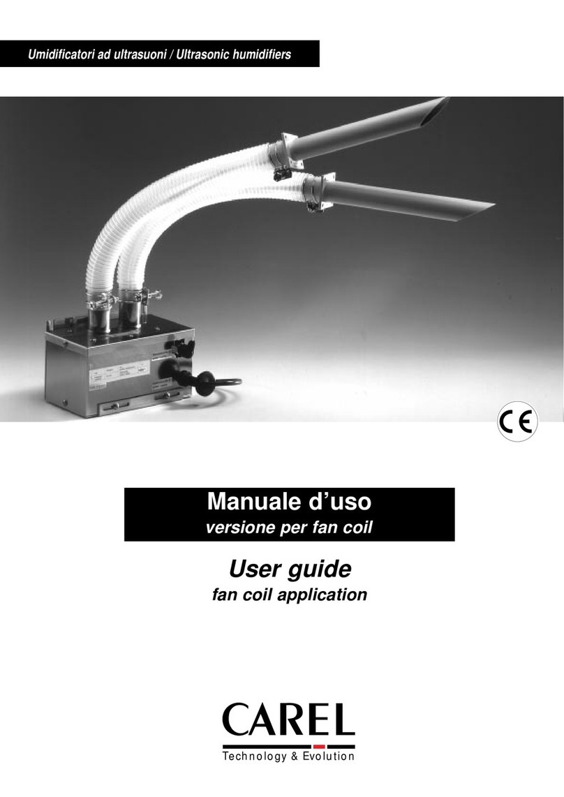 Carel HUMISONIC HSU00FC000 User manual