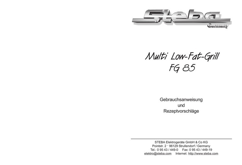 Steba FG 85 User manual