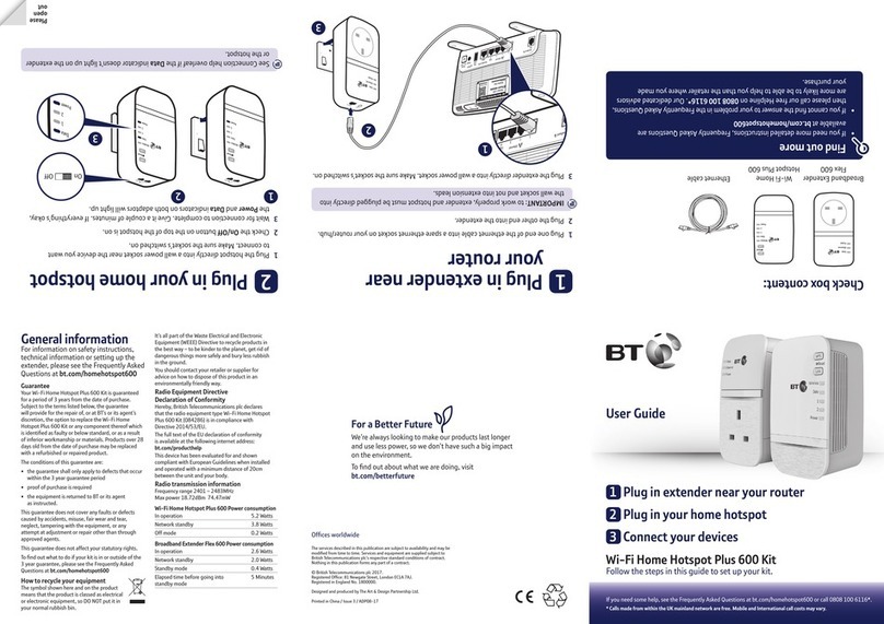BT Plus 600 Kit user guide